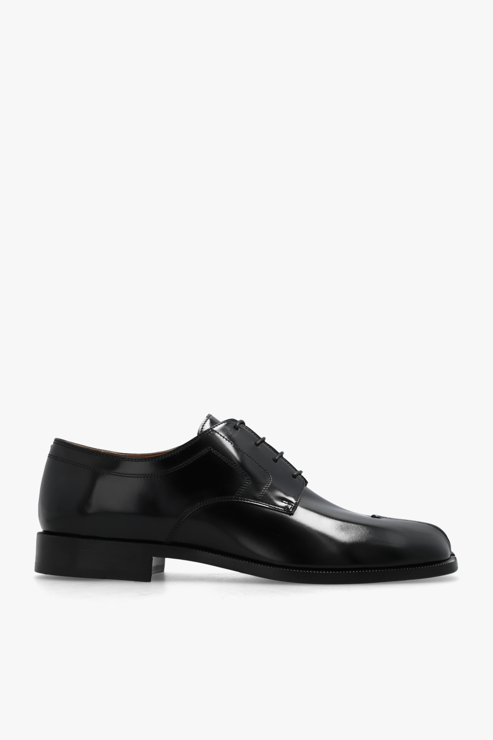 valentino garavani valentino garavani atelier 03 rose leather sandals SchaferandweinerShops KY Black Leather shoes Maison Margiela